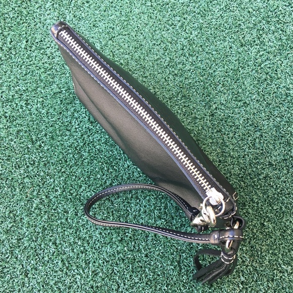 Coach Vintage Y2K Legacy Wristlet Leather Black - Picture 13 of 16